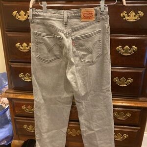 Levi's Gray wide  Leg Jeans